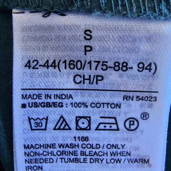 GAP Green Cotton Dress with Pockets - Picture 7 of 7